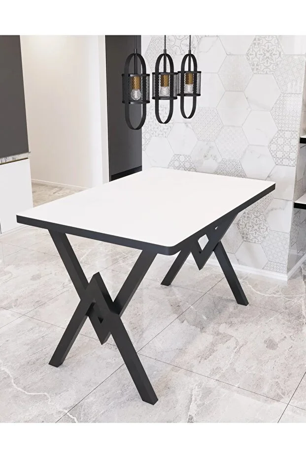 80x140 Alara Mutfak Masası Yemek Masası Balkon Masası Cafe Masası 7